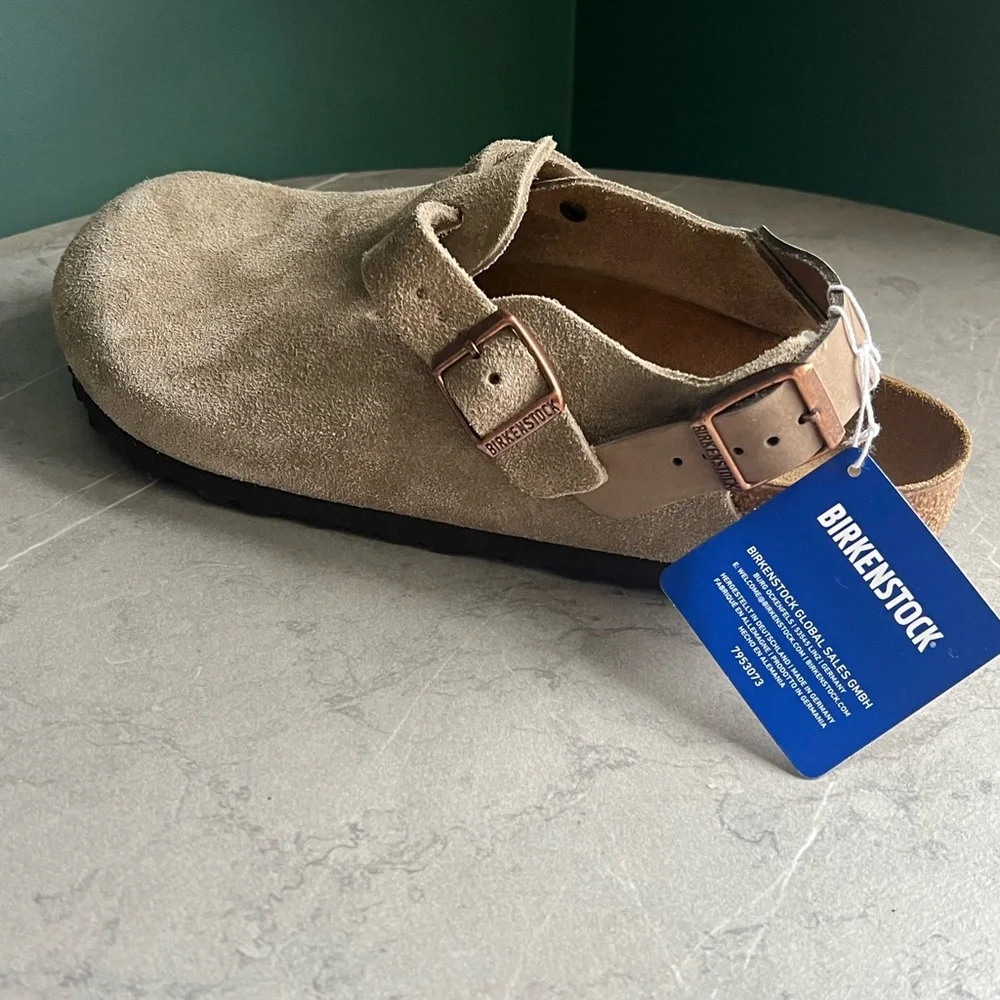 Birkenstock Tokio Clogs Taupe 41 Reg Width